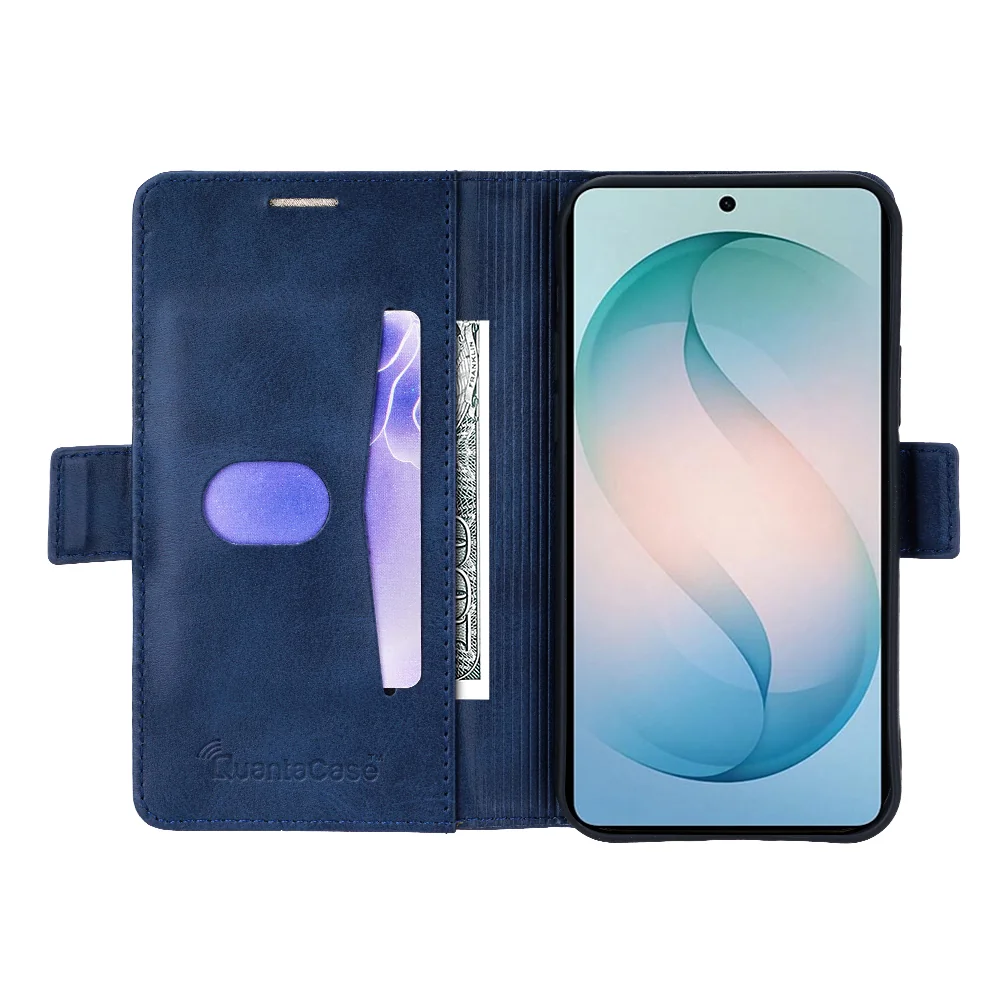Blue QuantaCase — Open interior